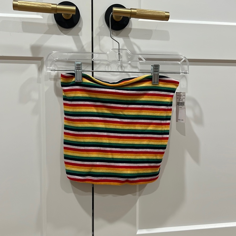 Stripe tube top